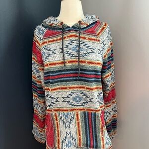 Unisex Brooklyn Cloth Baja Stripe Hoodie